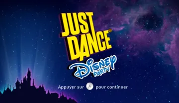 Just Dance Disney Party screen shot title